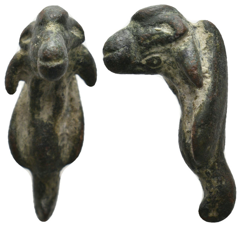 ANCIENT ROMAN BRONZE FIGURINE.
9.67 Gr. 30.1 mm.