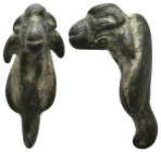 ANCIENT ROMAN BRONZE FIGURINE.
9.67 Gr. 30.1 mm.