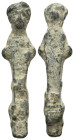 ANCIENT ROMAN BRONZE FIGURINE.
13.69 Gr. 52.5 mm.