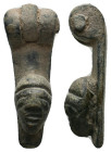 ANCIENT ROMAN BRONZE FIGURINE.
26.41 Gr. 43.2 mm.