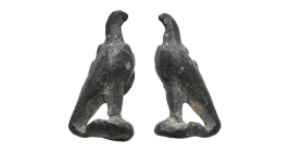 ANCIENT ROMAN BRONZE EAGLE FIGURINE (1ST-5TH CENTURY AD).
5.66 Gr. 21.9 mm.