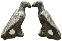 ANCIENT ROMAN BRONZE EAGLE FIGURINE (1ST-5TH CENTURY AD).
57.58 Gr. 52.6 mm.
