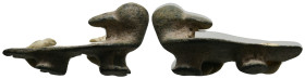 ANCIENT ROMAN BRONZE FIGURINE (1ST-5TH CENTURY AD).
13.35 Gr. 36.3 mm.