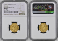 VENEZIA Andrea Dandolo Ducato d’oro (1343-1354) Au Gr.3,54. FR 1221; PAOLUCCI 1. NGC MS63 (n.6639398-016).