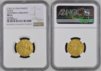 VENEZIA Leonardo Loredan (1501-1521) Ducato d’oro Au Gr.3,47. FR 1242; PAOLUCCI 1. NGC MS61 (n.6639398-010), censite solo 2 monete in grado superiore....