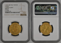 VENEZIA Andrea Gritti (1523-1539) Scudo d’oro del Sole Au Gr.3,35. FR 1448; PAOLUCCI 3. NGC MS63 (n.6631941-001). (Ex M.Ratto).