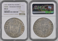 VENEZIA Francesco Erizzo (1631-1646) Scudo da 140 Soldi (1631-1646) Sigle massaro D B. Ag Gr.31,66. PAOLUCCI 9. NGC MS63 (n.6639413-001).