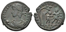 Impero Romano. Constans. Costante (337-350). Tessalonica. Follis. AE (5,20 g). R/FEL TEMP REPARATIO. SPL Spedizione solo in Italia. Moneta di lecita p...