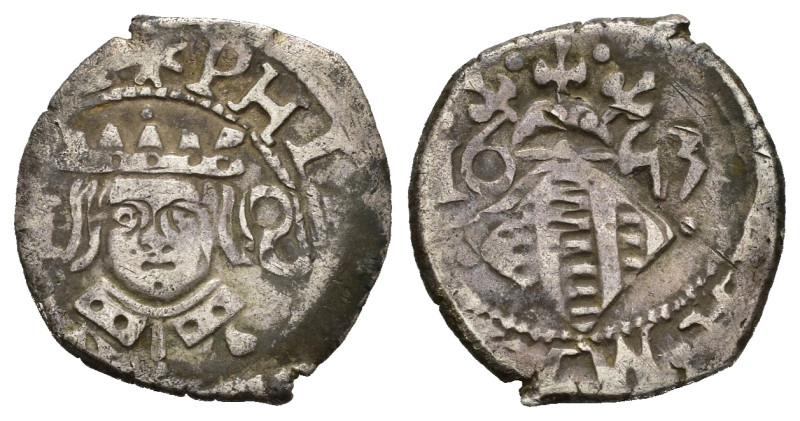 SPAGNA. Filippo IV (1621-1655). Dieciocheno 1643. Valencia. Ag (2,08 g). BB