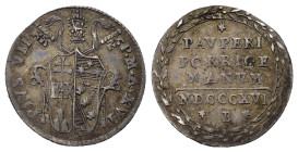 BOLOGNA. Stato Pontificio. Pio VII (1800-1823). Grosso 1816 A.XVI. Ag. Gig. 46. BB+
