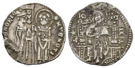VENEZIA. ANTONIO VENIER (1382-1400). GROSSO II TIPO– Grosso del II tipo della Repubblica di Venezia del Doge Antonio Venier (1382-1400). Al dritto [AN...