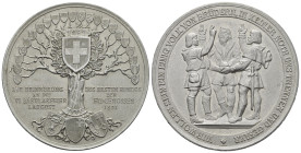 MEDAGLIE ESTERE – CONFEDERAZIONE ELVETICA (SVIZZERA) – 600° FONDAZIONE CONFEDERAZIONE. Medaglia, non portativa, distribuita nel 1891 per i 600 anni di...
