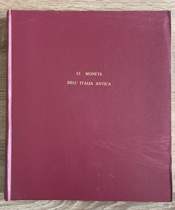 GARRUCCI R. - Le monete dell'Italia antica. Raccolta Generale del P. Raffaele Ga...