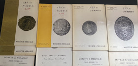 ARS ET NUMMUS / Nascia G. - Lotto di 9 cataloghi, periodo 1971-1981. Buono stato