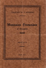 RATTO M. – Paris, 29 – Mars, 1935. Collection Mme Vve. Rousselle. Monnaies francaise. Pp. 16, nn. 334, tavv. 7. Ril. ed. sciupata buono stato, raro Ro...