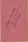 RATTO R. – Genova, 11 – Aprile, 1905. Collezione Levi II parte. Monete italiane medioevali e moderne, libri di numismatica. pp. 102, nn. 1750. Ril. \ ...