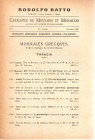 RATTO R. – Lugano, 1922. II Année. Listino a prezzi fissi. N 6. Octobre, 1922. Monnaies grecques, romaines, suisse, italiennes, livres. Pp. 24, nn. 12...