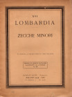 RATTO R. – Milano, 1936. Fascicolo XVI. A prezzi fissi Lombardia – Zecche minori. Pp. 12, nn. 460, tavv. 4. Ril. ed buono stato, raro.Rossi,2912