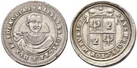 MÜNZEN UND MEDAILLEN DES ALBRECHT VON WALLENSTEIN (1623-1634) / HERZOG VON FRIEDLAND UND SAGAN, HERZOG VON MECKLENBURG, FÜRST DER WENDEN, GRAF VON SCH...
