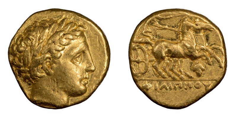 Macedonia, Philip II. Stater; Macedonia, Philip II; 359-336 BC. Pella, c. 345-34...