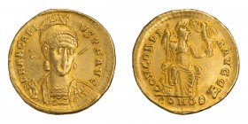 Arcadius. Solidus; Arcadius; 383-408 AD, Constantinople, c. 397-402 AD, Solidus, 4.26g. RIC-7 (S), Depeyrot-55/1 (p. 246, 27 spec. from officina Z). O...