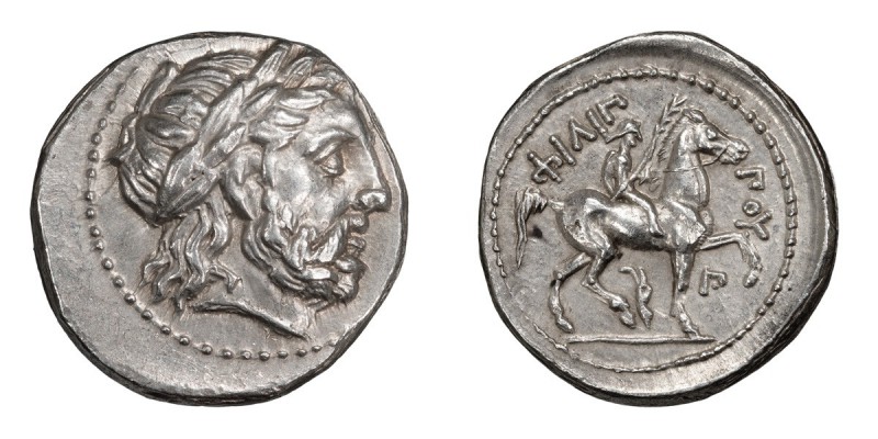 Macedonia, Philip II, 359-336 BC. Tetradrachm; Macedonia, Philip II, 359-336 BC;...