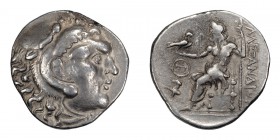 Macedonia, Alexander III The Great. Tetradrachm; Macedonia, Alexander III The Great; 336-323 BC. Unattributed, Tetradrachm, 16.81g. Not in Price. Obv:...