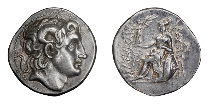 Thrace, Lysimachus, 323-281 BC. Tetradrachm; Thrace, Lysimachus, 323-281 BC; Amp...