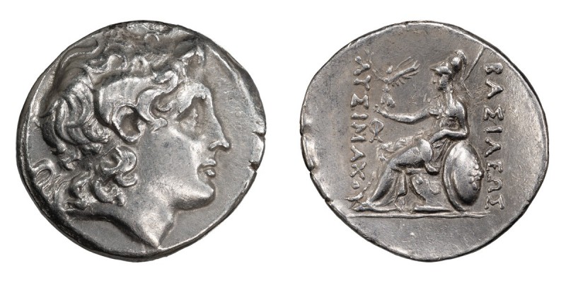 Thrace, Lysimachus. Tetradrachm; Thrace, Lysimachus; 306-281 BC. Lysimachia, c. ...