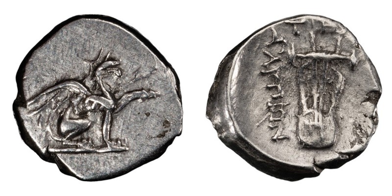 Ionia, Teos. Alexandria Diobol; Ionia, Teos; c. 320-294 BC, Diobol, 0.94g. SNG K...
