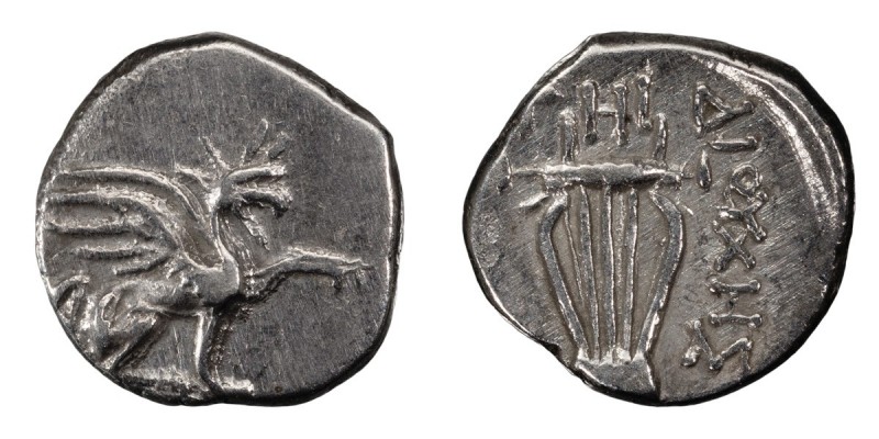 Ionia, Teos. Alexandria Diobol; Ionia, Teos; c. 320-294 BC, Diobol, 0.94g. Obv: ...