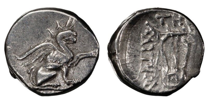 Ionia, Teos. Alexandria Diobol; Ionia, Teos; c. 320-294 BC, Diobol, 0.98g. SNG K...