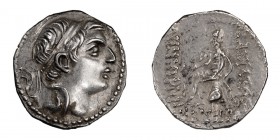 Syria, Demetrius I, 162-150 BC. Drachm; Syria, Demetrius I, 162-150 BC; Ekbatana, Drachm, 4.04g. SC-1735.3. Obv: Diademed head of Demetrius r. Rx: Nak...