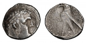 Phoenicia, Tyre. 1/2 Punic Shekel; Phoenicia, Tyre; Year 162=36/37 AD, Shekel, 14.20g. BM-206, RPC-4666 (6 spec.). Obv: Laureate bust of Melqart r. Rx...