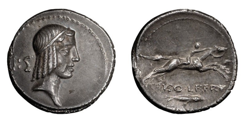 C. Piso L.f. Frugi. Denarius; C. Piso L.f. Frugi; 67 BC, Denarius, 3.72g. Cr-408...
