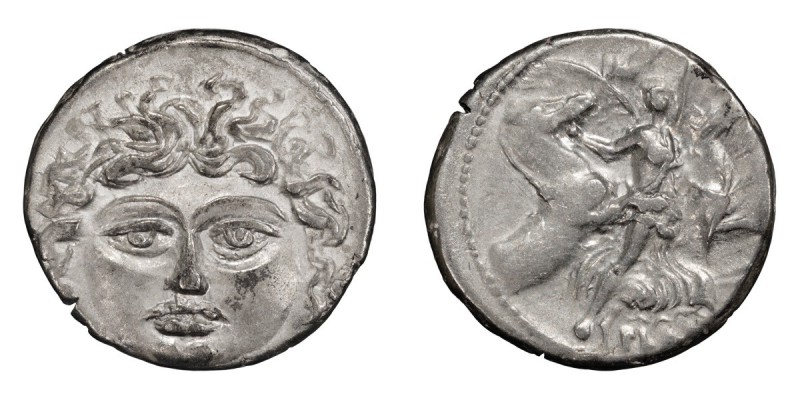 L. Plautius Plancus. Denarius; L. Plautius Plancus; 47 BC, Denarius, 4.01g. Cr-4...