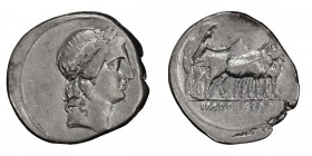 Augustus. Denarius; Augustus; 27 BC-14 AD, as Octavian, Italian Mint?, 36-27 BC, Denarius, 3.75g. RIC-272 (C ); BM-638; Paris-92; C-117 (5 Fr.); Sear,...