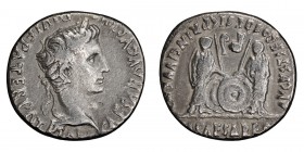 Augustus. Denarius; Augustus; 27 BC-14 AD, Lugdunum, 2 BC-4 AD, Denarius, 3.64g. BM-540, Paris-1659, RSC-43c, RIC-210. Obv: CAESAR AVGVSTVS - DIVI F P...