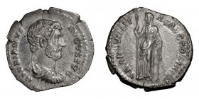 Hadrian. Denarius; Hadrian; 117-138 AD, Rome, c. 129 AD, Denarius, 2.65g. BMC-574 note, citing C-1440 (Paris, 2 Fr.); RIC-222; Strack-353 (citing Pari...