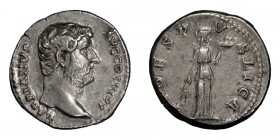 Hadrian. Denarius; Hadrian; 117-138 AD, Rome, c. 131-8 AD, Denarius, 3.54g. BM-627, C-716, RIC-241A. Obv: HADRIANVS - AVG COS III P P Head bare r. Rx:...