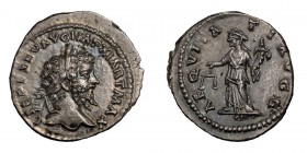 Septimius Severus, obv. legend error (letter omitted). Denarius; Septimius Severus, obv. legend error (letter omitted); 193-211 AD, New-style Eastern ...