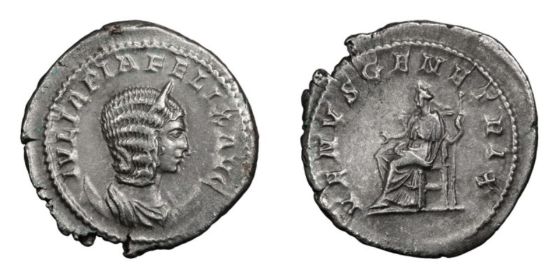 Julia Domna. Antoninianus; Julia Domna; Rome, 215-217 AD, Antoninianus, 4.90g. B...