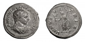 Caracalla. Antoninianus; Caracalla; 198-217 AD, Rome, 215-7 AD, Antoninianus, 5.12g. BM-79, C-608, RIC-311. Obv: ANTONINVS PIVS AVG GERM Bust radiate,...