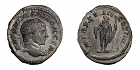 Caracalla. Denarius; Caracalla; 198-217 AD, Rome, 216 AD, Denarius, 3.44g. BM-155, C-337, RIC-275a. Obv: ANTONINVS PIVS AVG GERM Head laureate r. Rx: ...