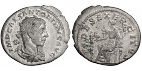 Elagabalus (218-222 AD). Antoninianus; Elagabalus (218-222 AD); Rome, 219 AD, Antoninianus, 4.65g. BM-107, RSC-28a, RIC-67. Obv: IMP CAES ANTONINVS AV...