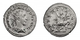 Philip I. Antoninianus; Philip I; 244-249 AD, Rome, 245 AD, Antoninianus, 4.31g. RIC-26b, C-3. Obv: IMP M IVL PHILIPPVS AVG Bust radiate, draped, cuir...