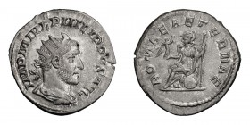 Philip I. Antoninianus; Philip I; 244-249 AD, Rome, 245-7 AD, Antoninianus, 3.89g. RIC-44b, C-169. Obv: IMP M IVL PHILIPPVS AVG Bust radiate, draped, ...