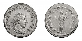 Philip II as Caesar. Antoninianus; Philip II as Caesar; 245-247 AD, Rome, 245-7 AD, Antoninianus, 4.10g. RIC-218d corr., C-48. Obv: M IVL PHILIPPVS CA...