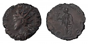 Tetricus II as Caesar. Antoninianus; Tetricus II as Caesar; 270-273 AD, Antoninianus, 2.96g. Cunetio Hoard-2655 (2 spec.), RIC-270 (R), C-90 (30 Fr.)....
