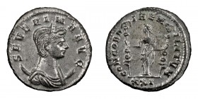 Severina. Antoninianus; Severina; Cyzicus, 275 AD, Antoninianus, 4.35g. Göbl-352a0 (31 spec.), Paris-1237, RIC-18. Obv: SEVERINA AVG Bust draped r. on...